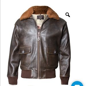 NEVER BEEN WORN TAGS ON authentic leather Top Gun official military G-1 bomber